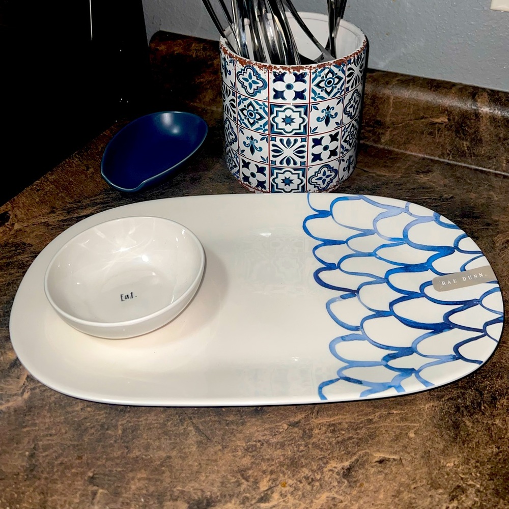 Rae Dunn • Chips and Dip Platter